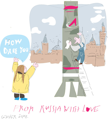 Cartoon: From Russia with Love 20 (medium) by gungor tagged climate,change,climate,change