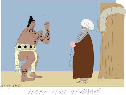 Cartoon: Haka (medium) by gungor tagged new,zealand