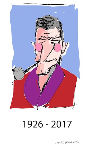 Cartoon: Hugh M. Hefner (medium) by gungor tagged usa