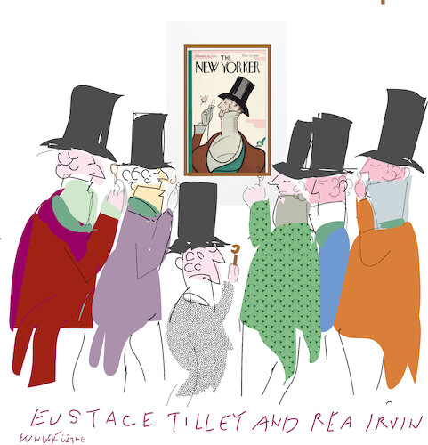 Cartoon: Iconic dandy of The New Yorker (medium) by gungor tagged the,dandy,from,rea,irvin,the,dandy,from,rea,irvin