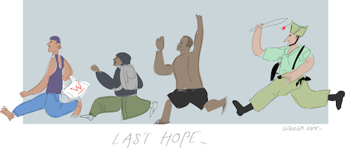 Cartoon: Last Hope (medium) by gungor tagged spain,spain