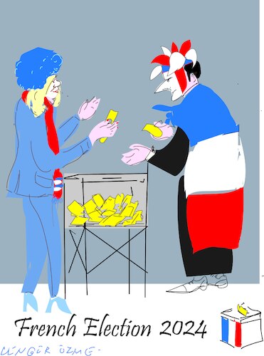 Cartoon: Macron s snap election 2024 (medium) by gungor tagged french,election,2024,french,election,2024