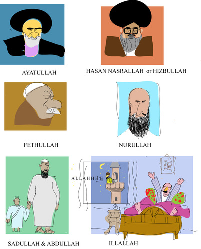Cartoon: Mashallah and Inshallah (medium) by gungor tagged name
