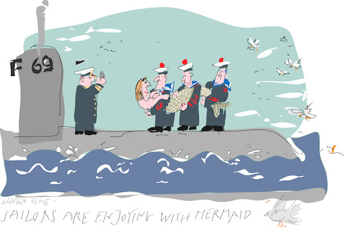Mermaid and Sailors