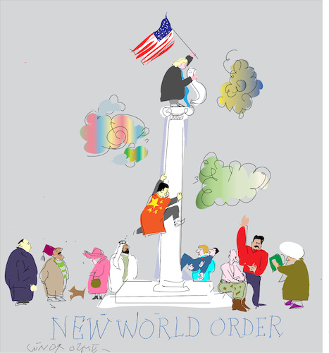 Cartoon: New World Order (medium) by gungor tagged world,world