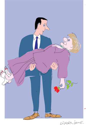 Cartoon: Nouvelle Presidente (medium) by gungor tagged europe
