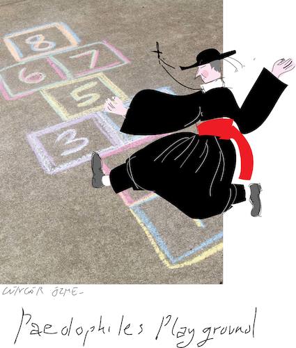 Cartoon: Paedophiles play ground (medium) by gungor tagged vatican,vatican