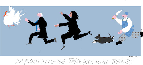 Cartoon: Pardoning (medium) by gungor tagged president,biden,pardons,turkey,president,biden,pardons,turkey