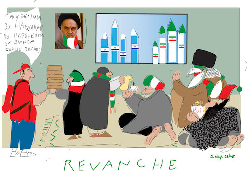 Cartoon: Rising lion and Mollahs (medium) by gungor tagged iran,and,israel,conflict,iran,and,israel,conflict