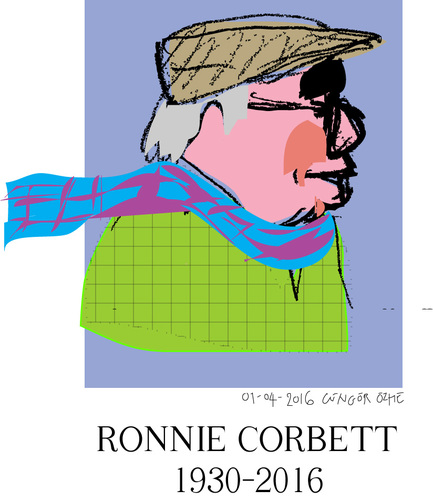 Cartoon: Ronnie Corbett (medium) by gungor tagged uk