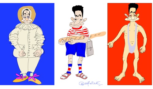 Cartoon: sarcozy (medium) by gungor tagged france