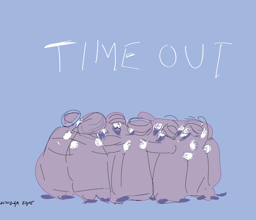 Cartoon: Time Out for Tehran (medium) by gungor tagged middle,east,middle,east