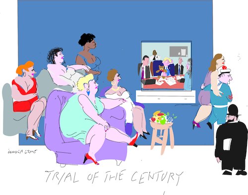 Cartoon: Trail of the century (medium) by gungor tagged trial,in,side,the,bordell,trial,in,side,the,bordell