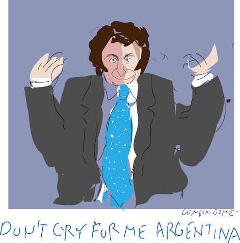 Cartoon: Victory for Milei (medium) by gungor tagged midterms,election,in,argentina,midterms,election,in,argentina