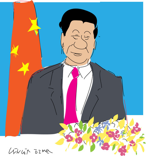 Cartoon: Xi Jinping (medium) by gungor tagged china