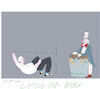 Cartoon: Biden and limbo dance (small) by gungor tagged biden,and,dept,ceiling