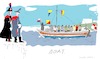 Cartoon: Boat People (small) by gungor tagged italy