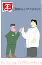 Cartoon: Chinese massage clinic (small) by gungor tagged peace,talk,with,ukraine