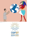 Cartoon: COP 27  Nov 2022 in Egypt (small) by gungor tagged cop,27,in,egypt