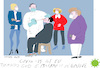 Cartoon: Corona at EU (small) by gungor tagged pandemic