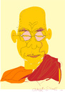 Cartoon: dalai lama-2 (small) by gungor tagged religion