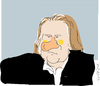 Cartoon: Gerard Depardieu-2 (small) by gungor tagged france