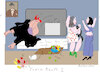 Cartoon: Iranian anchor (small) by gungor tagged iranian,anchor
