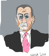 Cartoon: John Boehner (small) by gungor tagged usa