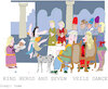 Cartoon: King Herod Antipas (small) by gungor tagged king,herod,and,seven,veils,dance