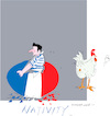 Cartoon: Macron s second term is on (small) by gungor tagged france,election,2022