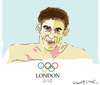Cartoon: Michael Phelps (small) by gungor tagged olympic2012
