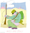 Cartoon: Misery of War (small) by gungor tagged soldier