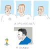 Cartoon: M.Valbuena and B.Sweinsteiger (small) by gungor tagged brazil2014