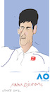 Cartoon: Novak Djokovic (small) by gungor tagged serbia