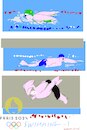 Cartoon: Paris Olympic Swimming 1 (small) by gungor tagged sketches,from,swimming,po,2024