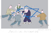 Cartoon: Political Distancing (small) by gungor tagged israel