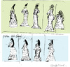 Cartoon: Polka Dot Gown (small) by gungor tagged fashion