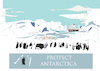 Cartoon: Protect Antarctica (small) by gungor tagged climate,crisis