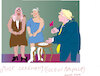 Cartoon: Rose ceremony and bachelor (small) by gungor tagged race,to,win,american,heartsrrs