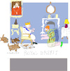 Cartoon: Royal Brexit (small) by gungor tagged uk