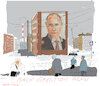 Cartoon: Russia is same Russia again (small) by gungor tagged giant portrait is on the wall