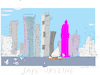 Cartoon: Safe Skyline (small) by gungor tagged architecture