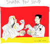 Cartoon: Shark Fin Soup (small) by gungor tagged marin,life