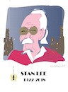 Cartoon: Stan Lee (small) by gungor tagged usa