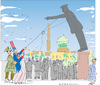 Cartoon: Statue of Saddam (small) by gungor tagged middle,eeast