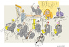 Cartoon: The Orchestra (small) by gungor tagged music
