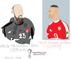 Cartoon: Two Serbian players (small) by gungor tagged two,serbian,players,in,qatar,2022