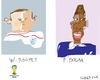 Cartoon: W.Rooney and P.Bogba (small) by gungor tagged brazil2014