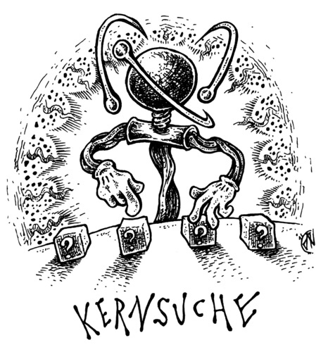 Cartoon: Kernsuche (medium) by JP tagged fukushima,akw,atomkraft