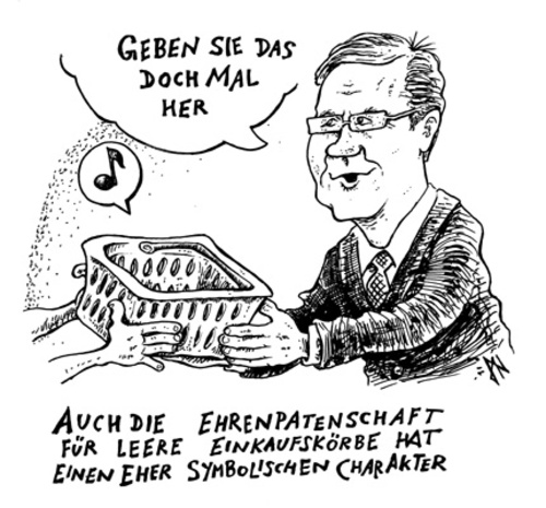 Cartoon: shopping ist pflicht (medium) by JP tagged shopping,präsi